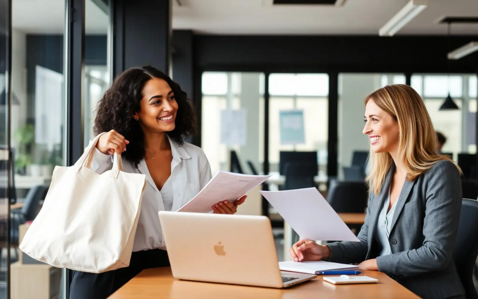 HR manager planning an employee onboarding workflow